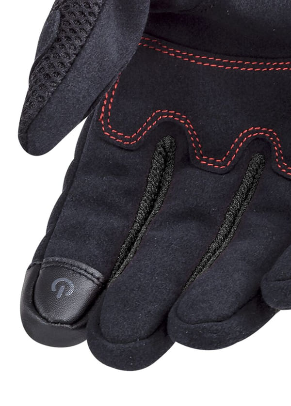 Dedo compatible con pantallas táctiles en los guantes LS2 Cool